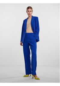YAS Spodnie materiałowe Likka 26030744 Niebieski Regular Fit. Kolor: niebieski. Materiał: syntetyk #4