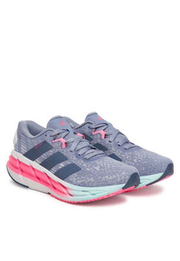 Adidas - adidas Buty do biegania adistar 4 JR0292 Fioletowy. Kolor: fioletowy. Materiał: materiał