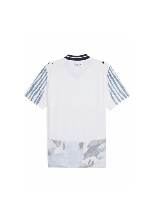 Puma - Męska koszulka KIDSUPER × CF MONTERREY PUMA White Deep Navy Blue. Kolor: biały, wielokolorowy, niebieski