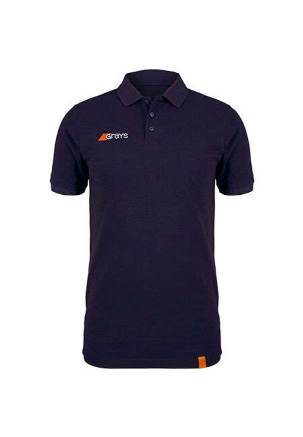 GRAYS - Polo Grays Hockey Tangent. Typ kołnierza: polo. Kolor: niebieski