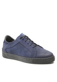 Sneakersy Nik 03-1010-02-5-09-02 Granatowy. Kolor: niebieski. Materiał: skóra, nubuk #1