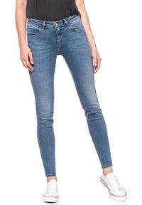 Wrangler - WRANGLER SKINNY JOLLY GREENS W28KUF28I. Wzór: aplikacja #6