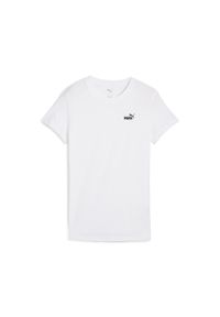 Puma - Damska koszulka z małym logo No. 1 ESS PUMA. Kolor: biały. Sport: bieganie #1