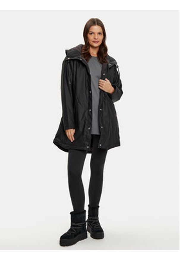 Roxy Kurtka przeciwdeszczowa Rain Road ERJJK03608 Czarny Regular Fit. Kolor: czarny. Materiał: syntetyk