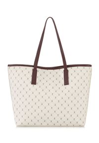 Ochnik - Duża torebka typu shopper. Kolor: szary. Materiał: skórzane. Rozmiar: duże. Styl: casual, elegancki