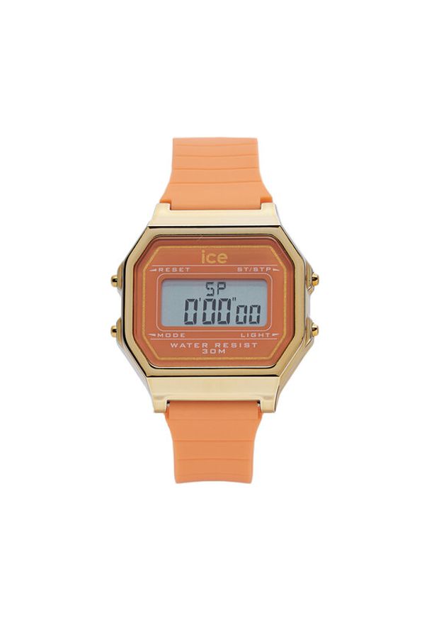 Ice Watch - Ice-Watch Zegarek Digit Retro 22052 Pomarańczowy. Kolor: pomarańczowy. Materiał: syntetyk. Styl: retro