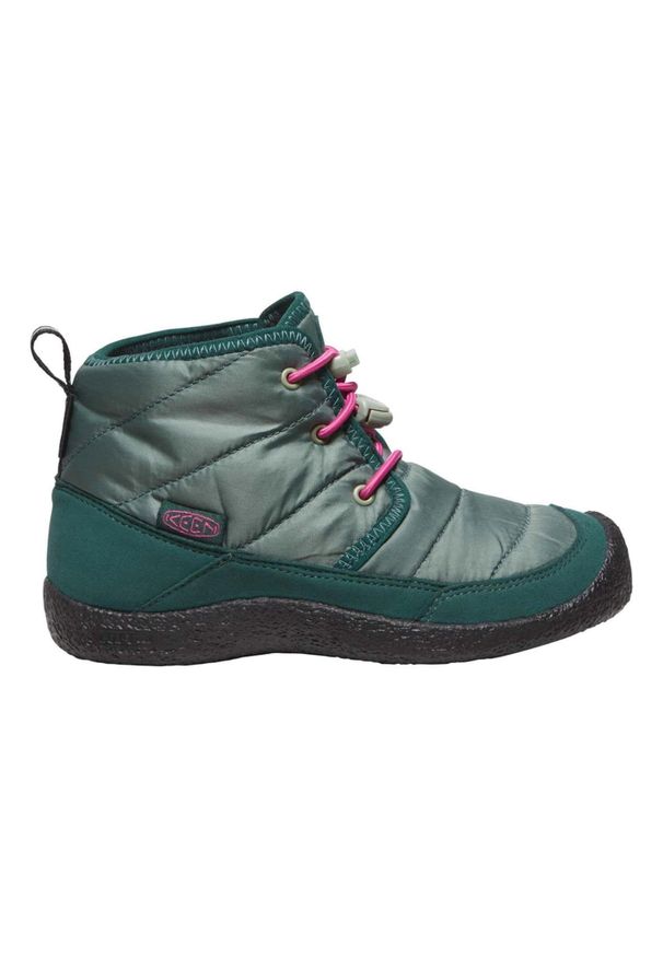 keen - Buty trekkingowe dla dzieci Keen Howser II Chukka WP. Okazja: na co dzień. Kolor: zielony. Sezon: zima. Styl: casual