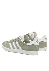 Adidas - adidas Sneakersy Gazelle JH5384 Zielony. Kolor: zielony. Materiał: skóra, zamsz. Model: Adidas Gazelle #5