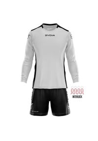 Zestaw bramkarza Givova Portiere Hyguana M. Kolor: czarny, szary, wielokolorowy. Materiał: poliester. Sport: piłka nożna
