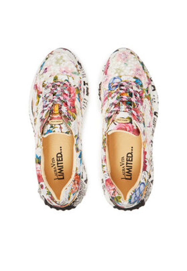 Laura Vita Sneakersy Burton 05 Kolorowy. Materiał: materiał. Wzór: kolorowy