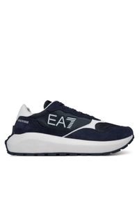 EA7 Emporio Armani Sneakersy X8X186 XK401 U473 Granatowy. Kolor: niebieski. Materiał: materiał #1