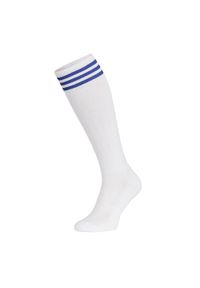 NESSI SPORTSWEAR - Podkolanówki Bawełniane Sportowe Damskie Nessi Sportswear Indoor H Cotton. Kolor: niebieski, biały, wielokolorowy. Materiał: bawełna #1