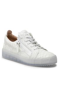 Giuseppe Zanotti Sneakersy RS20041 001 Biały. Kolor: biały. Materiał: skóra #1