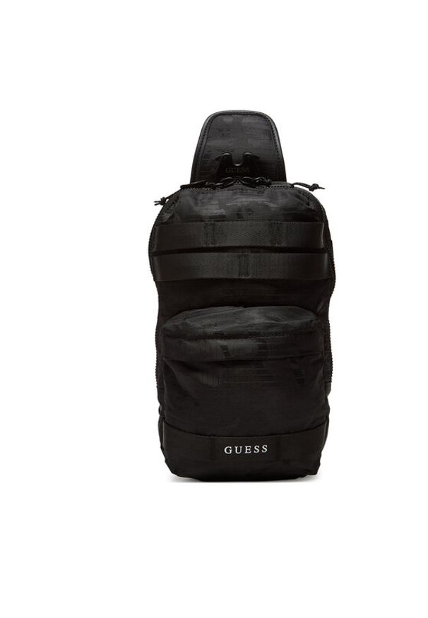 Guess Plecak HMASNC P5326 Czarny. Kolor: czarny. Materiał: materiał