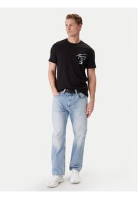 Tommy Jeans T-Shirt DM0DM22553 Czarny Regular Fit. Kolor: czarny. Materiał: bawełna #4