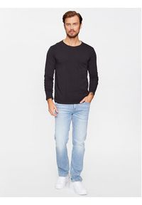 TOMMY HILFIGER - Tommy Hilfiger Komplet longsleeve UM0UM03022 Czarny Slim Fit. Kolor: czarny. Materiał: bawełna. Długość rękawa: długi rękaw #2