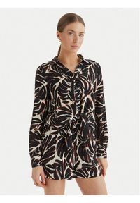 only - ONLY Koszula Nova 15284332 Czarny Regular Fit. Kolor: czarny. Materiał: wiskoza #1