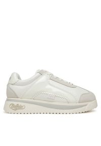 Buffalo Sneakersy Malibu 1636450 Biały. Kolor: biały. Materiał: skóra