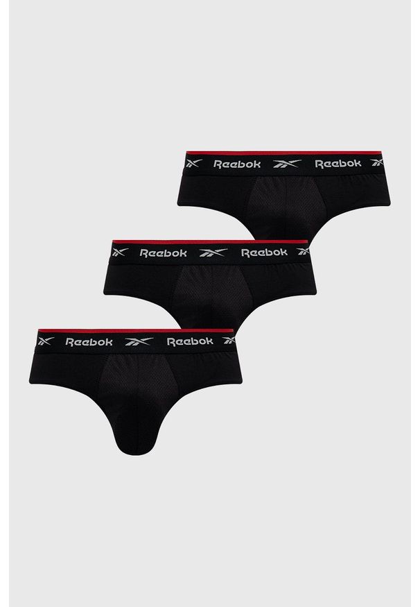Reebok slipy męskie. Kolor: czarny