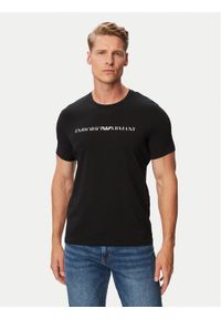 Emporio Armani Underwear T-Shirt EM000377 AF25030 UC001 Czarny Regular Fit. Kolor: czarny. Materiał: bawełna #1