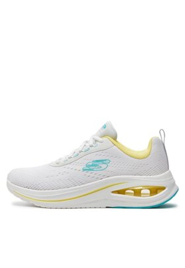 skechers - Skechers Sneakersy Air Meta-Aired Out 150131/WMLT Biały. Kolor: biały. Materiał: mesh, materiał