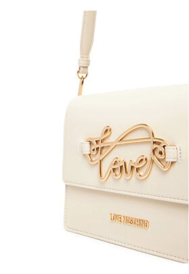 Love Moschino - LOVE MOSCHINO Torebka JC4262PP0MKG0110 Écru. Materiał: skórzane