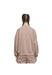 Urban Classics - Bluza Damska Frotte Z Okrągłym Dekoltem Oversize. Kolor: różowy