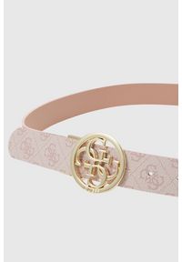 Guess - GUESS Różowy pasek damski Noelle H35, Rozmiar M. Kolor: różowy #5