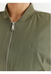 Calvin Klein Jeans Kurtka bomber Essential LV047F505G Zielony Regular Fit. Kolor: zielony. Materiał: syntetyk #5