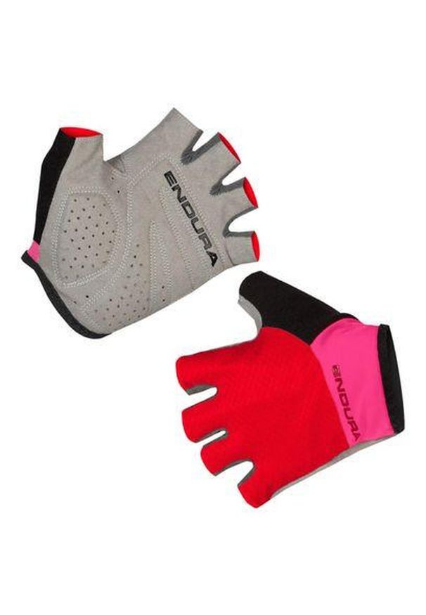 ENDURA - Rękawiczki rowerowe męskie Endura Xtract Lite. Kolor: czerwony, wielokolorowy, szary