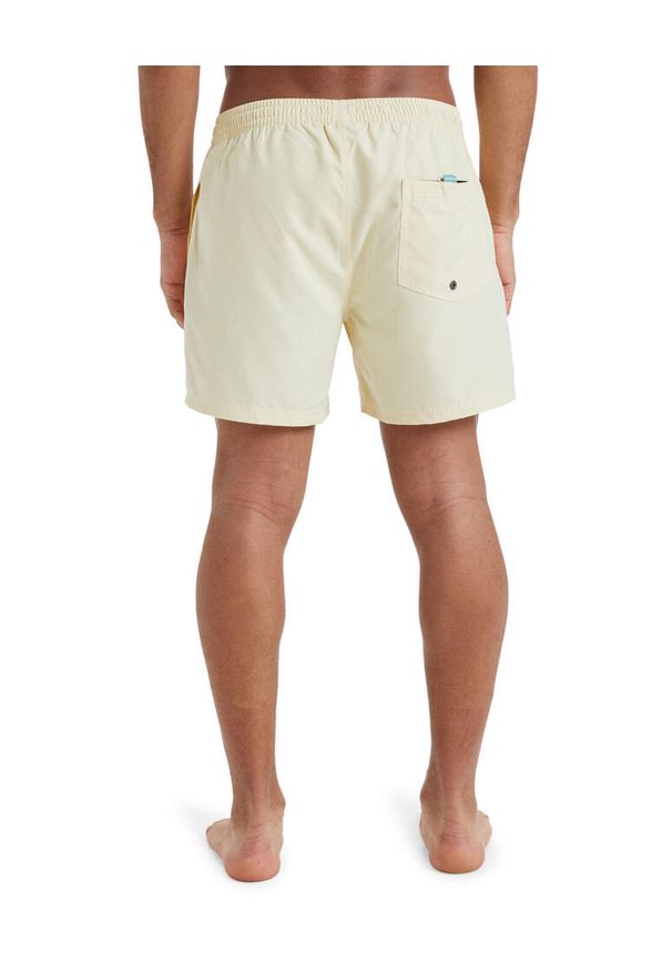 Quiksilver - Szorty kąpielowe dla Mężczyzn EVERYDAY SOLID VOLLEY 15" Żółty. Kolor: beżowy. Materiał: poliester, materiał. Styl: sportowy