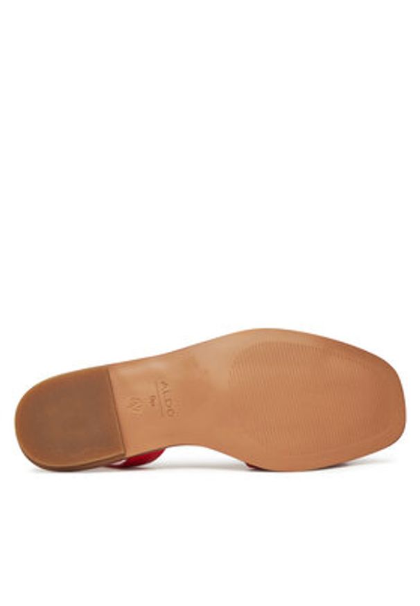 Aldo Sandały Goassi 13966651 Koralowy. Kolor: pomarańczowy. Materiał: skóra