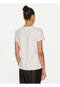 Liu Jo T-Shirt TF4312 JS088 Écru Regular Fit. Materiał: bawełna #5