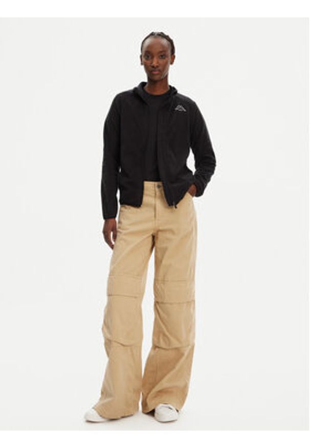 Kappa Polar Savaux 341P7KW Czarny Regular Fit. Kolor: czarny. Materiał: syntetyk