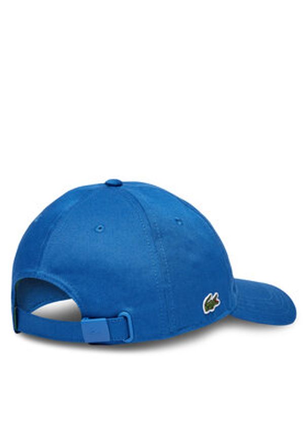 Lacoste Czapka z daszkiem RK0440 Niebieski. Kolor: niebieski. Materiał: bawełna, materiał