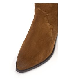 Badura Kowbojki V365-05 Brązowy. Kolor: brązowy. Materiał: zamsz, skóra #5