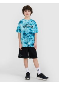 4f - 4F T-shirt oversize z nadrukiem chłopięcy - multikolor 164 (13-14 lat). Okazja: na co dzień. Kolor: wielokolorowy. Materiał: bawełna, materiał, jersey. Długość rękawa: krótki rękaw. Długość: krótkie. Wzór: nadruk. Sezon: lato. Styl: klasyczny, sportowy, casual