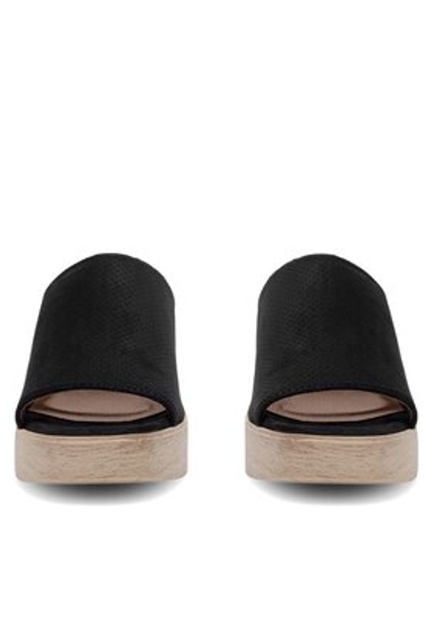 Clara Barson Klapki WS2P227-03 Czarny. Kolor: czarny. Materiał: materiał