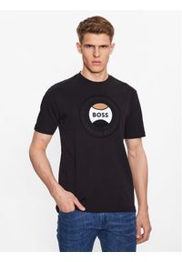 BOSS - Boss T-Shirt 50486205 Czarny Regular Fit. Kolor: czarny