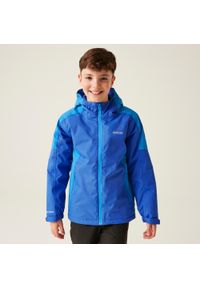 Dziecięca kurtka wodoodporna Regatta Hurdle V. Kolor: niebieski. Materiał: poliester, materiał #1