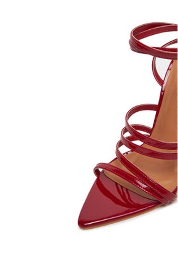 DeeZee Sandały YC7562-S-LP1 Czerwony. Kolor: czerwony. Materiał: skóra