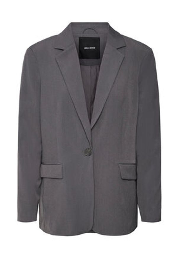 Vero Moda Marynarka 10282655 Szary Loose Fit. Kolor: szary. Materiał: syntetyk