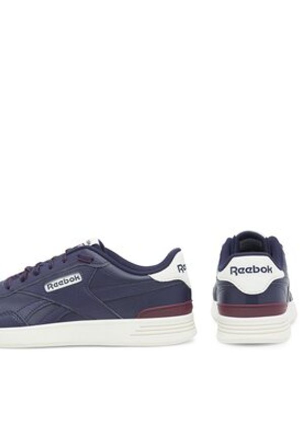 Reebok Sneakersy Court Advance 100033754 Granatowy. Kolor: niebieski. Materiał: skóra