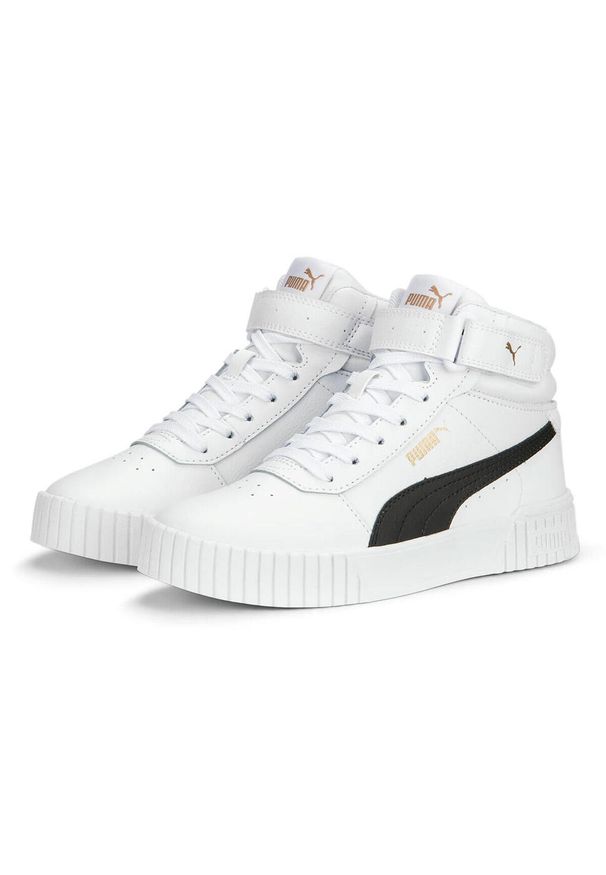 Buty do chodzenia damskie Puma Carina 20 Mid. Zapięcie: sznurówki. Kolor: wielokolorowy. Materiał: materiał, syntetyk. Szerokość cholewki: normalna. Sport: turystyka piesza