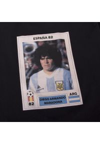 COPA FOOTBALL - Koszulka dla dorosłych - Maradona x COPA Naklejka Piłka Nożna Argentyna - Czarna. Kolor: czarny. Sport: piłka nożna