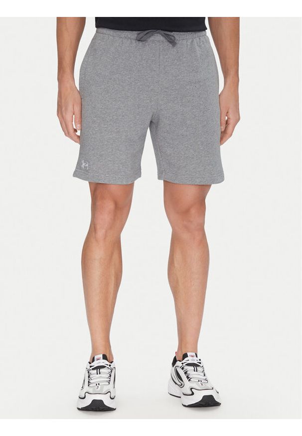 Under Armour Szorty sportowe Rival 1379779 Szary Regular Fit. Kolor: szary. Materiał: bawełna. Styl: sportowy