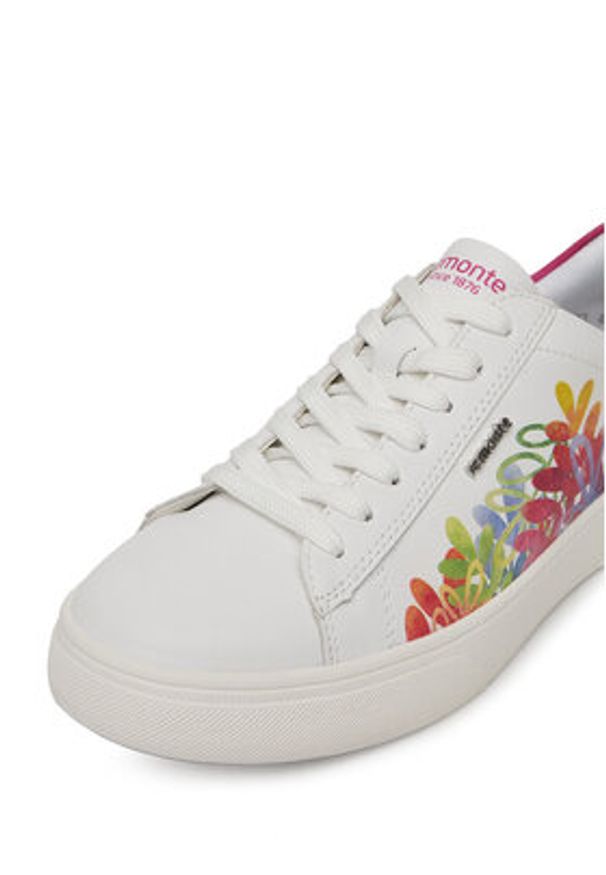 Remonte Sneakersy D2J00-82 Biały. Kolor: biały. Materiał: skóra