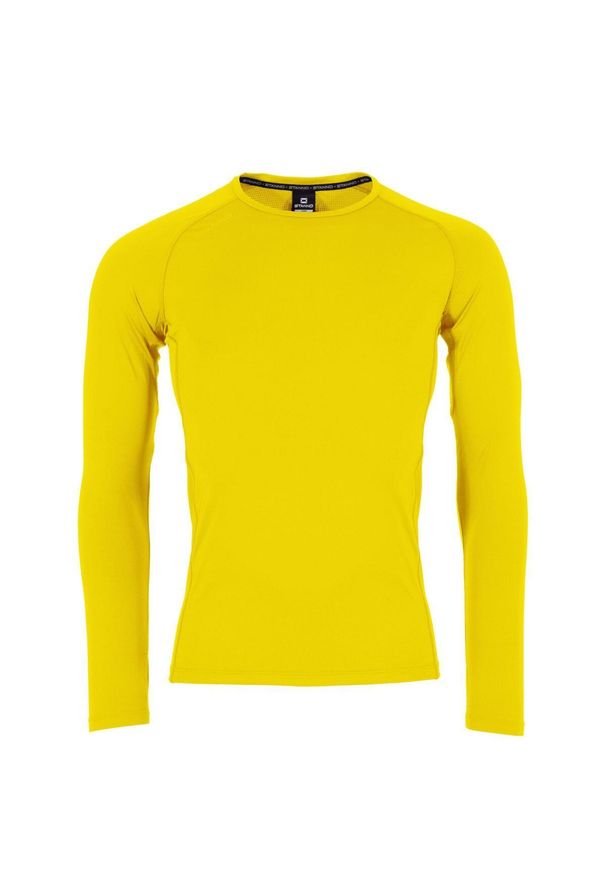 STANNO - Dziecięcy dżersej z długim rękawem Stanno Core Baselayer. Kolor: żółty. Materiał: jersey. Długość rękawa: długi rękaw. Długość: długie