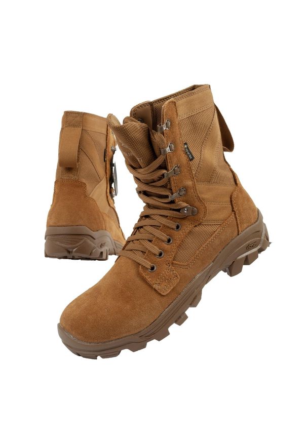 Buty trekkingowe męskie Garmont T8 Extreme GORE-TEX. Kolor: brązowy. Materiał: materiał, skóra. Szerokość cholewki: normalna. Technologia: Gore-Tex