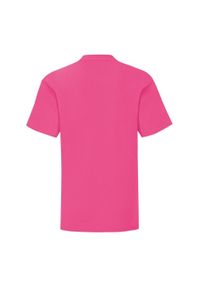 FRUIT OF THE LOOM - Koszulka Dziecięca Iconic 150 Plain T-shirt. Kolor: różowy